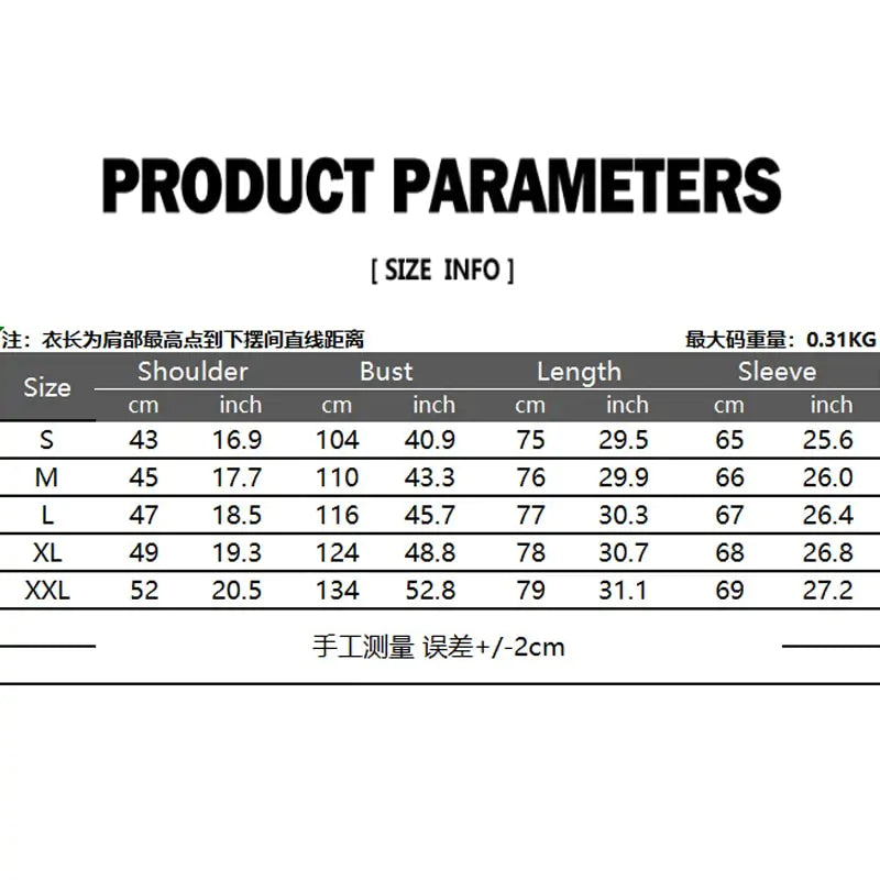 Patchwork Formal Shirt ( size chart )