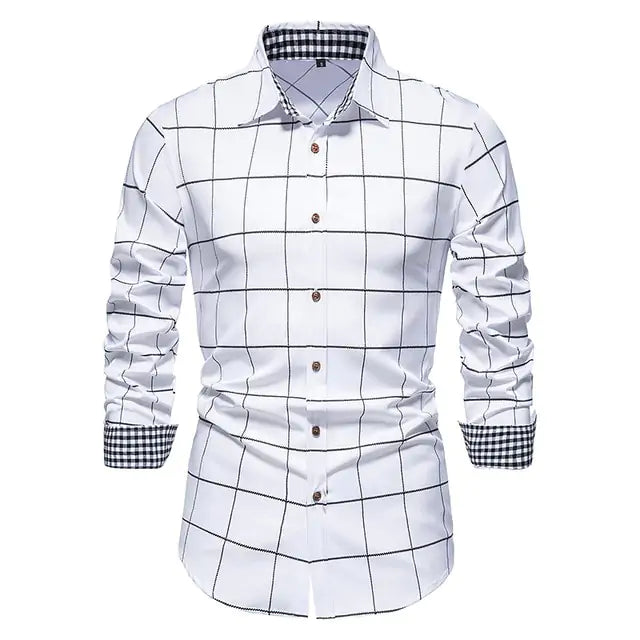 Patchwork Formal Shirt ( size chart )